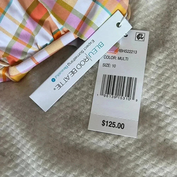 BLEU ROD BEATTIE KORE RUFFLED BANDEAU ONE PIECE SWIMSUIT - Picture 10 of 12